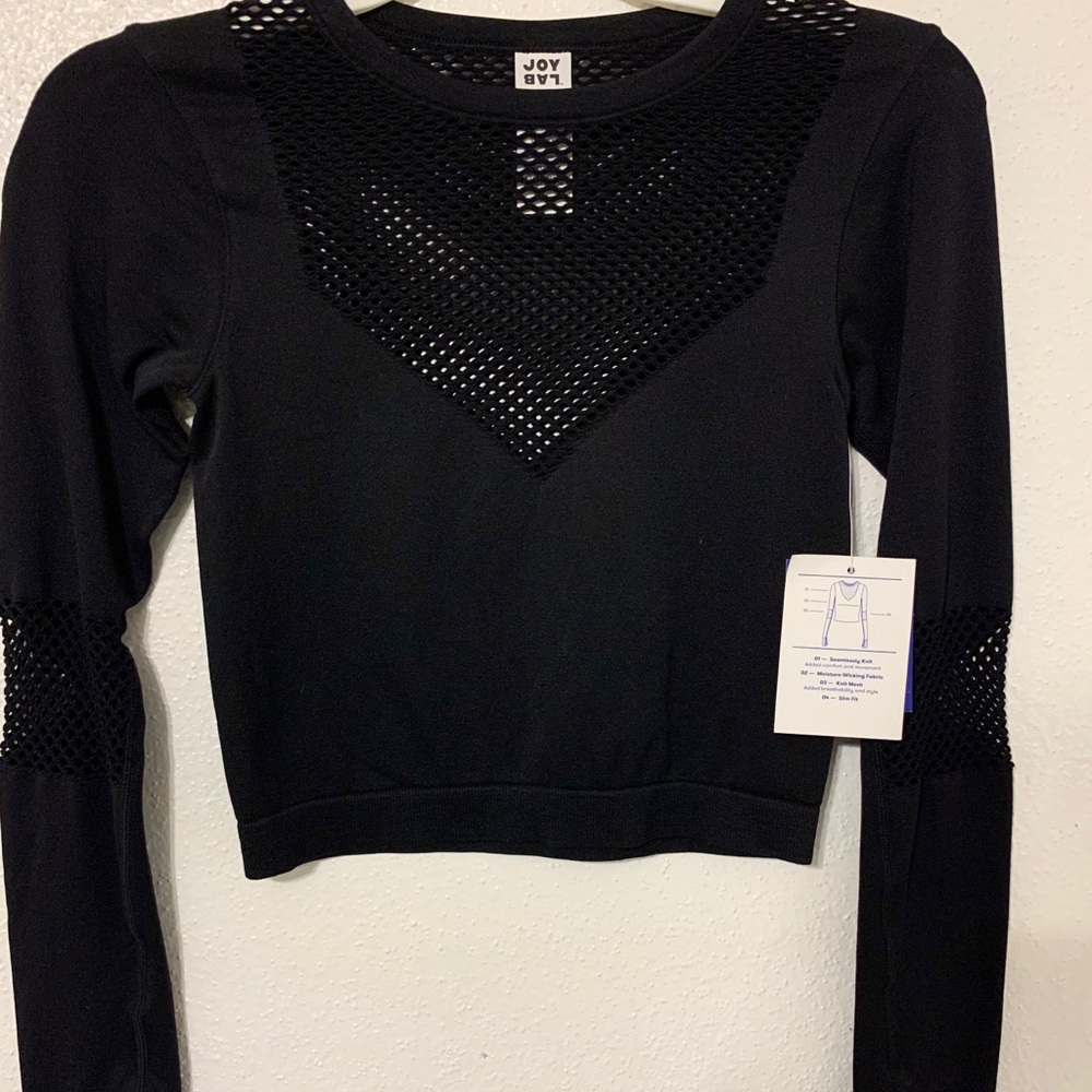 Joy lab Longsleeve Mesh Top